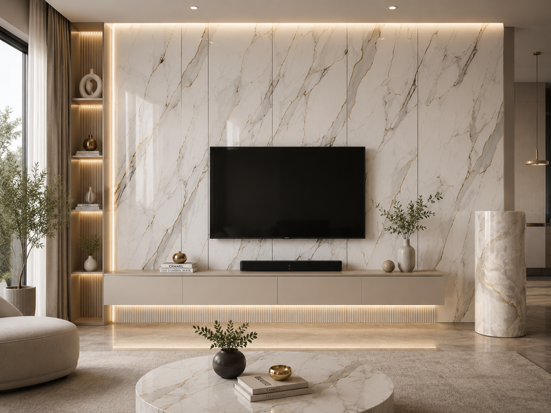 UV MARBLE STICKER - Application