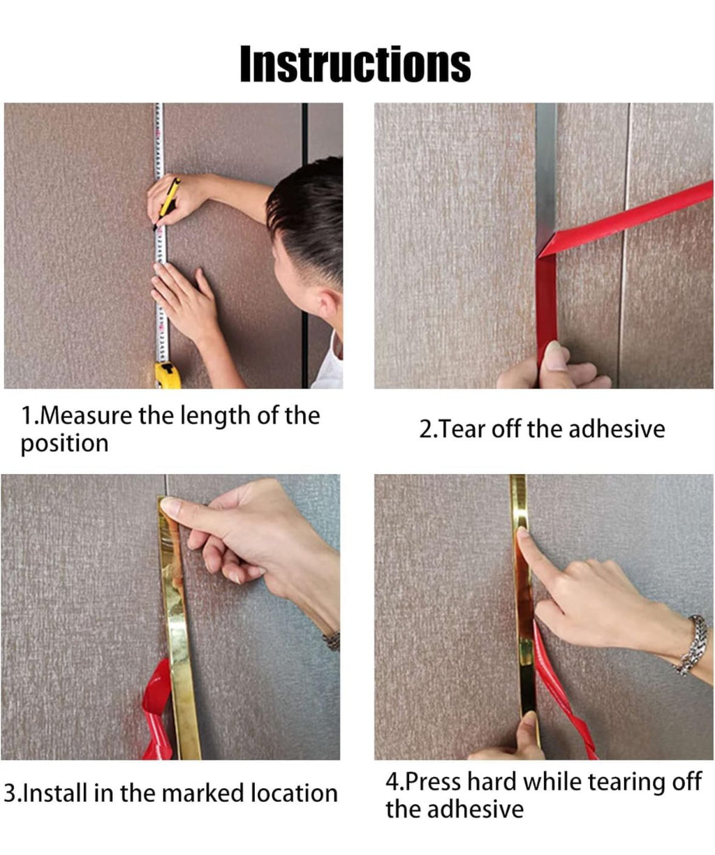 HITECH WALL STRIPS (GOLD)